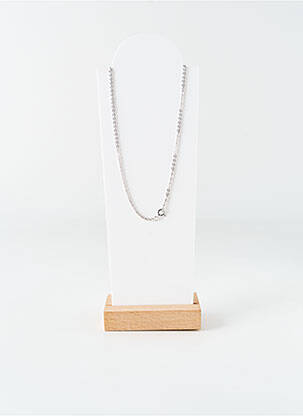 Collier matériaux argent argent ROBBEZ MASSON femme