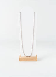 Collier matériaux argent argent ROBBEZ MASSON femme