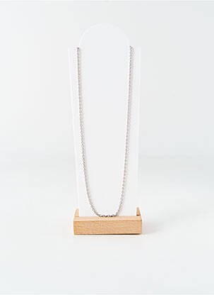 Collier matériaux argent argent ROBBEZ MASSON femme