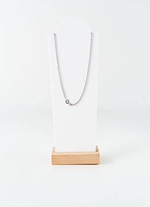 Collier matériaux argent argent ROBBEZ MASSON femme