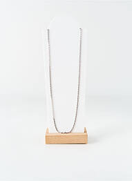 Collier matériaux argent argent ROBBEZ MASSON femme