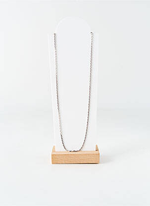 Collier matériaux argent argent ROBBEZ MASSON femme