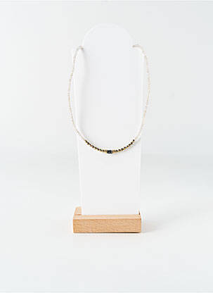 Collier ornement perles or BELLE MAIS PAS QUE femme