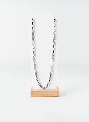 Collier matériaux métal argent THABORA homme