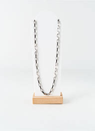 Collier matériaux métal argent THABORA homme