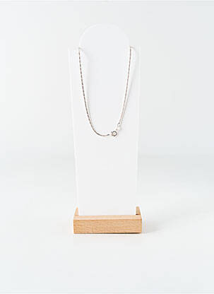 Collier matériaux argent argent ROBBEZ MASSON femme