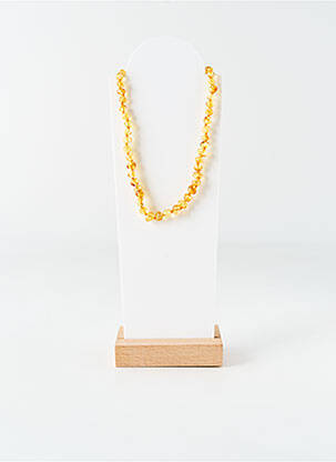 Collier ornement perles orange OPALOOK enfant