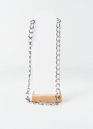 Collier matériaux métal argent ROBBEZ MASSON femme
