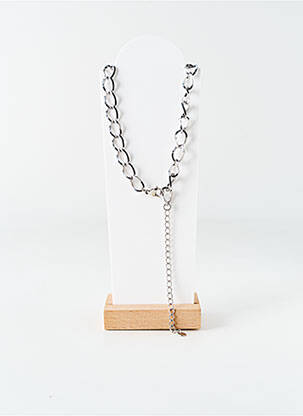 Collier matériaux métal argent ROBBEZ MASSON femme
