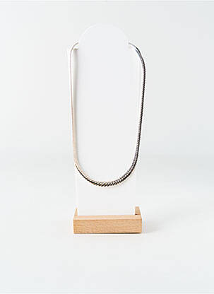 Collier matériaux argent argent ROBBEZ MASSON femme