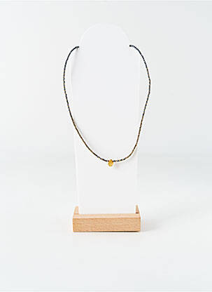 Collier ornement perles or BELLE MAIS PAS QUE femme