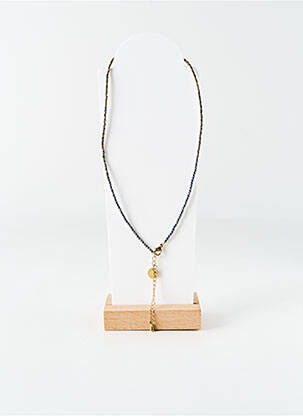 Collier ornement perles or BELLE MAIS PAS QUE femme