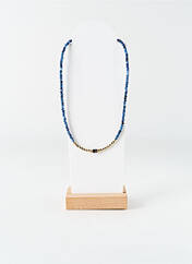 Collier bleu BELLE MAIS PAS QUE pour femme seconde vue