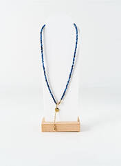 Collier bleu BELLE MAIS PAS QUE pour femme seconde vue