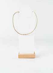 Collier or BELLE MAIS PAS QUE pour femme seconde vue
