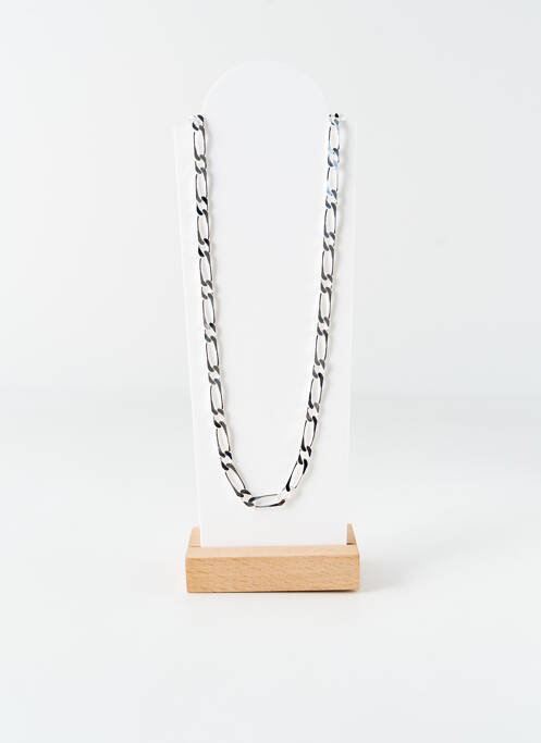 Collier fermeture fermoir mousqueton argent LA COQUE DE NACRE homme
