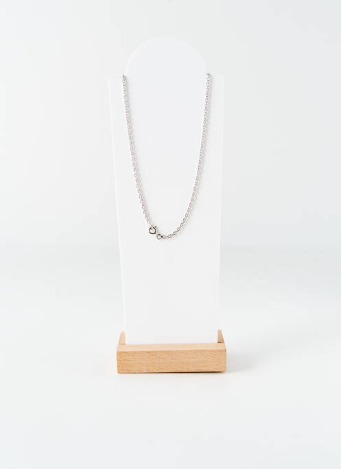 Collier matériaux argent argent ROBBEZ MASSON femme