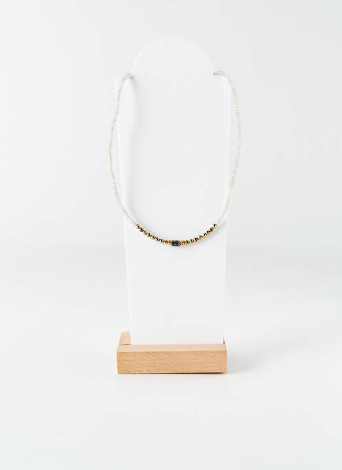Collier ornement perles or BELLE MAIS PAS QUE femme
