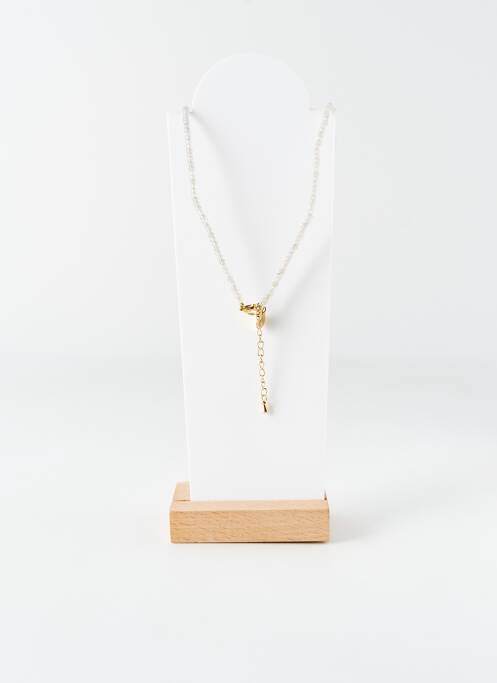 Collier ornement perles or BELLE MAIS PAS QUE femme