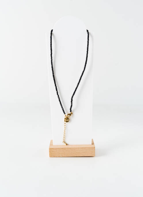 Collier noir BELLE MAIS PAS QUE pour femme