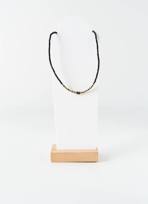 Collier noir BELLE MAIS PAS QUE pour femme
