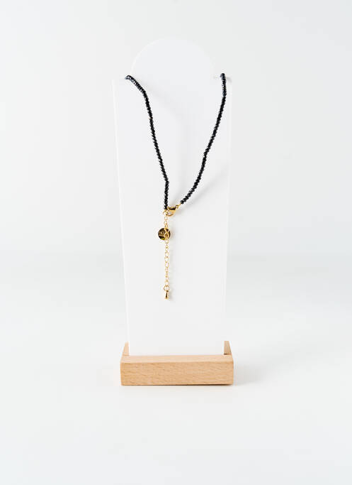 Collier noir BELLE MAIS PAS QUE pour femme
