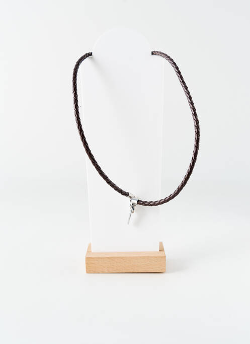 Collier marron ALL BLACKS pour homme