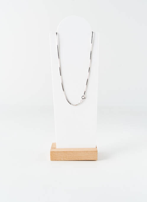 Collier argent ROBBEZ MASSON pour unisexe