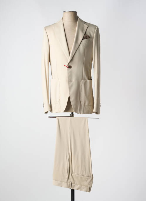 Costume de ville beige LEBOLE pour homme