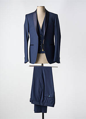 Costume de cérémonie coupe costume bleu LEBOLE homme