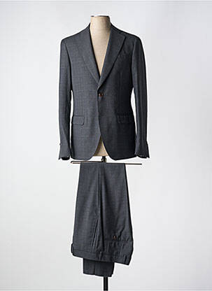 Costume de ville finition intérieure doublure satiné gris TRENDY homme