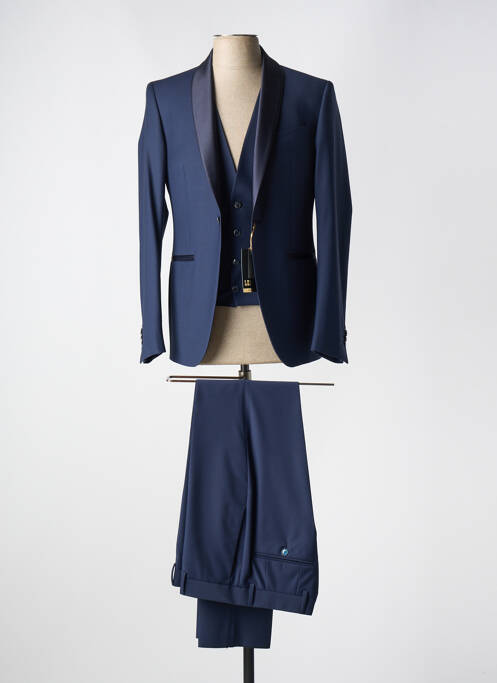 Costume de cérémonie bleu LEBOLE pour homme