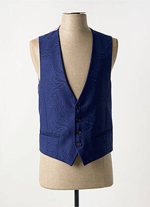 Gilet sans manche coupe cintrée bleu UNGARO homme