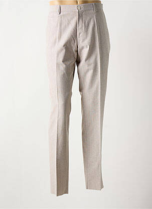 Pantalon slim stretch taille normale beige HUGO BOSS homme