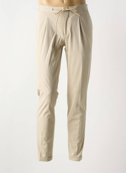 Pantalon slim beige TRENDY pour homme
