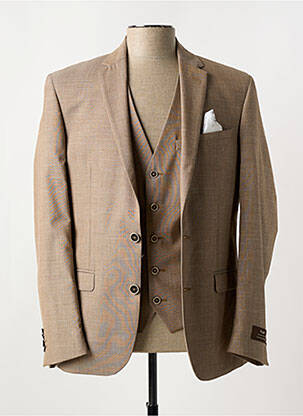 Blazer tissage chiné marron MONSIEUR HECTOR homme