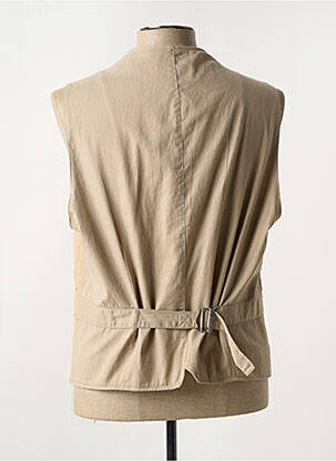 Gilet sans manche poches beige BOB homme