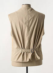 Gilet sans manche beige BOB pour homme seconde vue