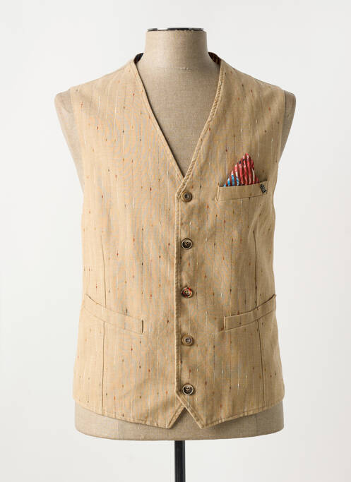 Gilet sans manche beige BOB pour homme