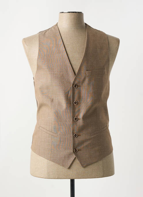 Gilet sans manche marron MONSIEUR HECTOR pour homme