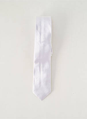 Cravate effet matière satinée argent PAL ZILERI homme