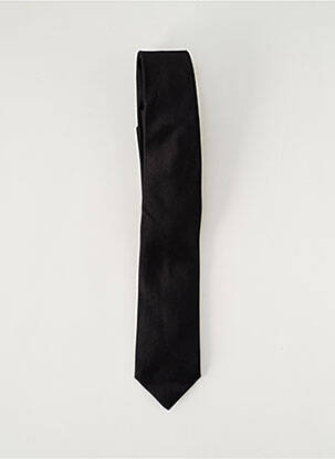 Cravate effet matière satinée noir PAL ZILERI homme