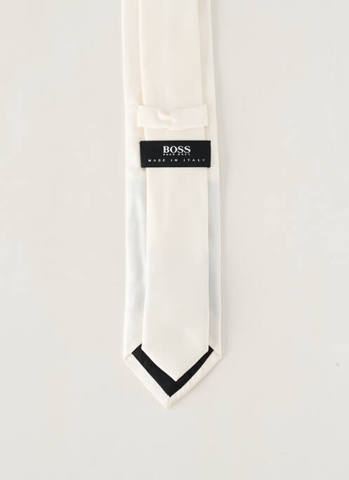 Cravate beige HUGO BOSS pour homme