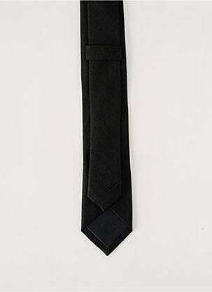 Cravate effet matière satinée noir ROY ROBSON homme