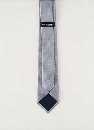 Cravate imprimé fantaisie argent ROY ROBSON homme