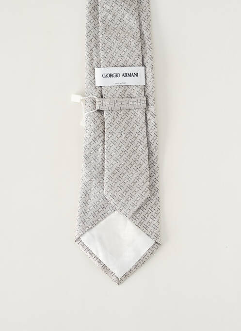 Cravate argent GIORGIO ARMANI pour homme