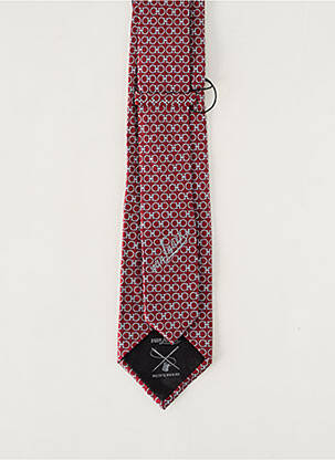 Cravate imprimé fantaisie rouge VAN LAACK homme