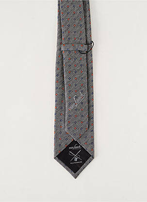 Cravate imprimé fantaisie gris VAN LAACK homme