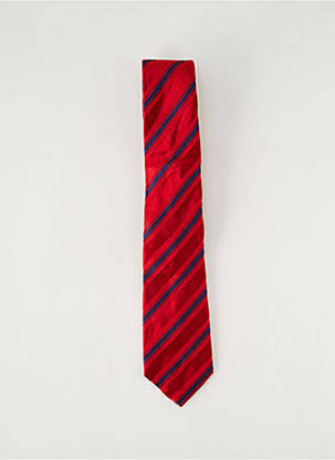 Cravate imprimé rayures rouge VAN LAACK homme