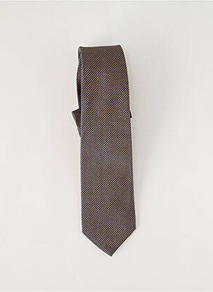 Cravate imprimé fantaisie marron VAN LAACK homme